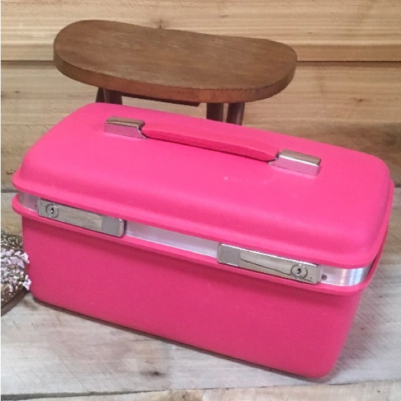 Samsonite Bags Vintage Samsonite Traincase Suitcase Pink